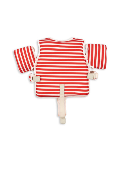 Konges Sløjd | Hollis svømmevest med armringer - Stripe rouge