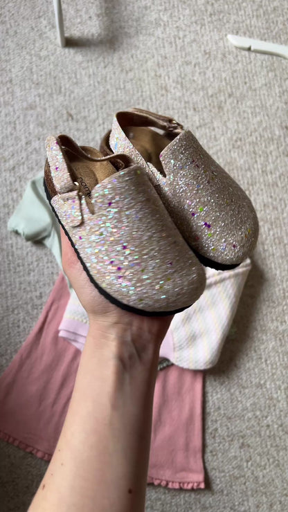 Name it | Avery glittersko - Peach Whip