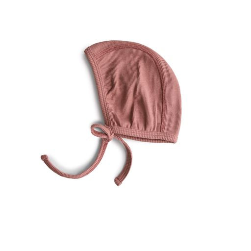 Mushie | Ribbed Baby Bonnet