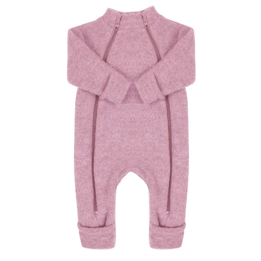 Joha | Ulldress bamsefleece 2in1 - Old Rose