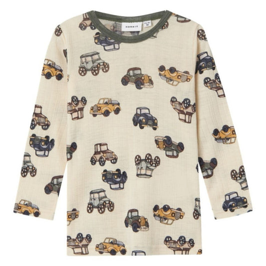 Name it Mini | Wang Wool Top - Snow White