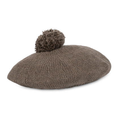 That`s Mine | Cher Strikket Beret - Earth Brown