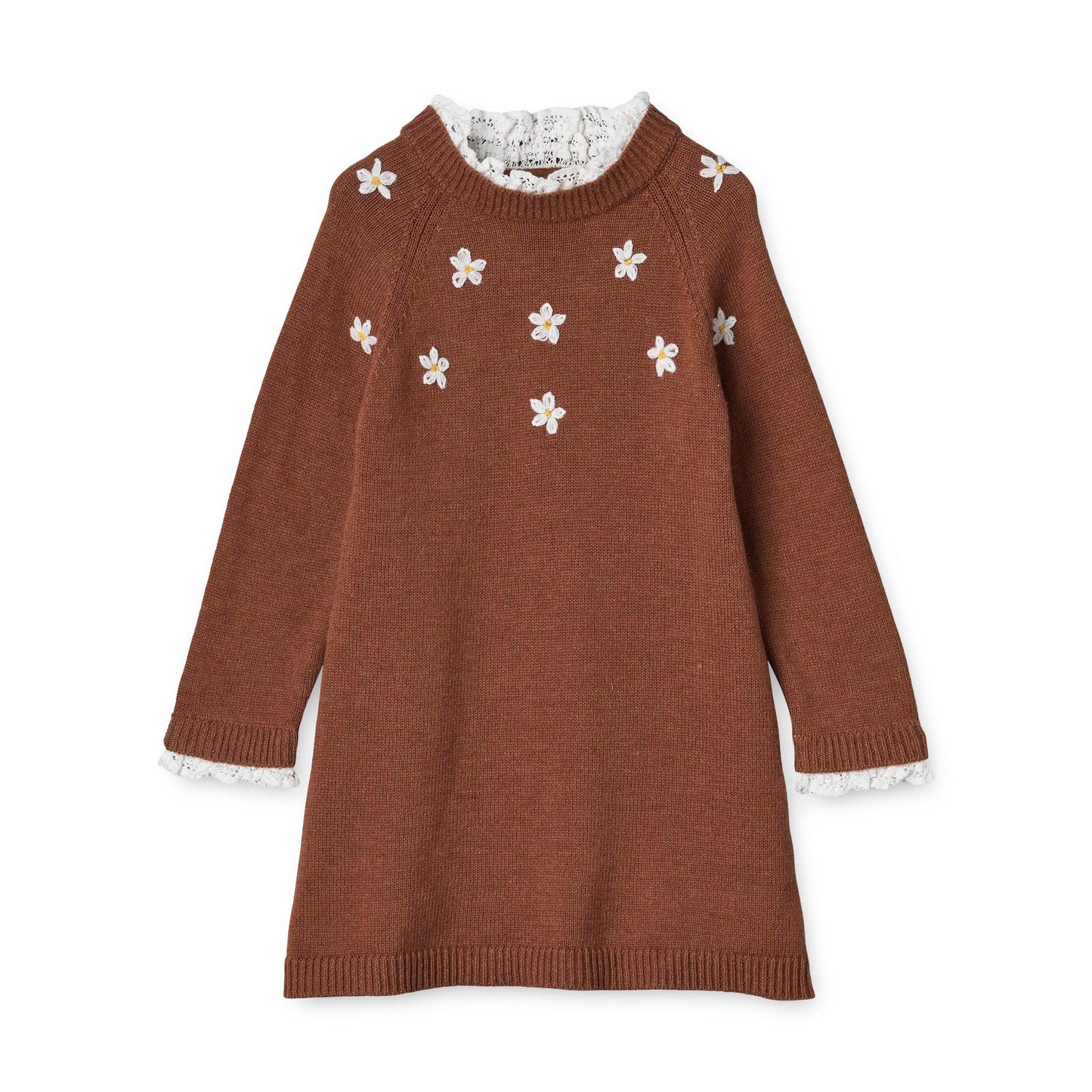 Fliink | Daisy Knit Dress - Toffee