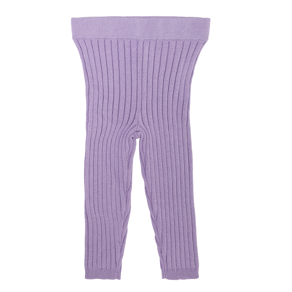 Grown | Ribbed Essential Leggings - Lilac