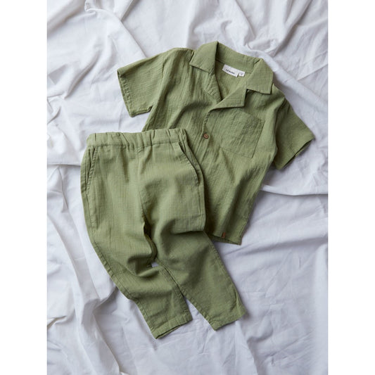 Lil Atelier Mini | Hessa Loose Pant - Sage