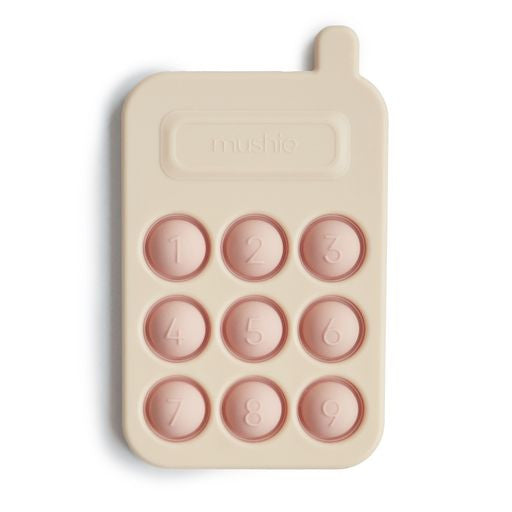 Mushie | Aktivitetsleke Telefon - Blush