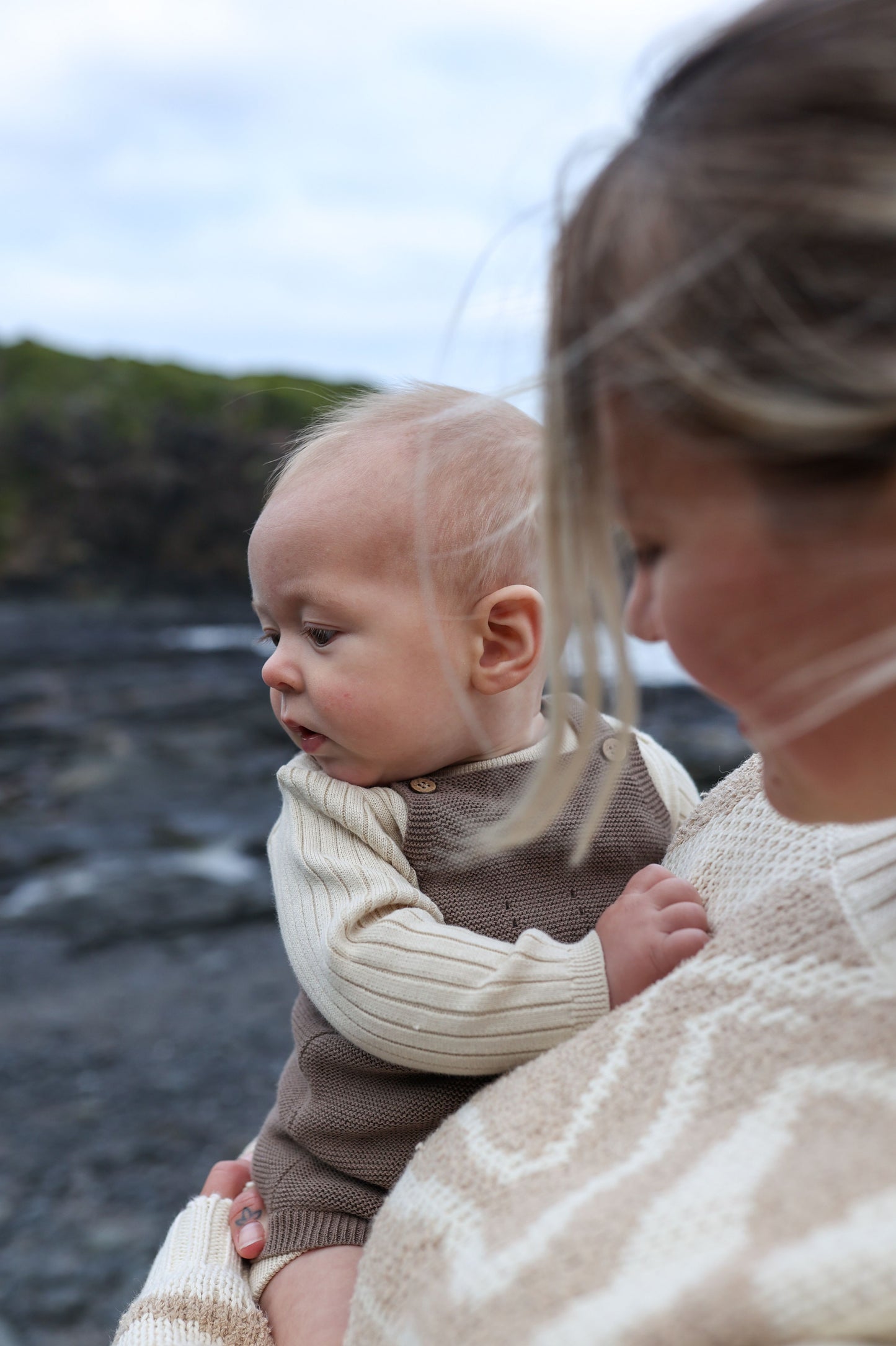 Grown | Ribbed Essential Bodysuit - Pebble