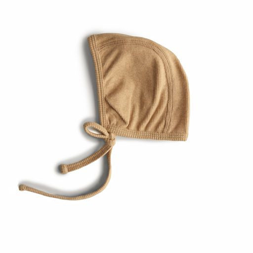 Mushie | Ribbed Baby Bonnet